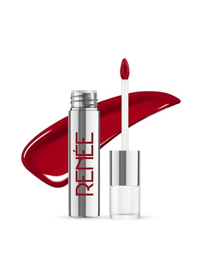 RENEE Gloss Stay Transfer-Proof Liquid Lip Color - Rosalia 3.5ml, Rich Intense Payoff High Pigment Super Glossy Finish, Waterproof, Smudge-proof, Lasts Up To 12 Hours, Enriched with Vitamin E & C - Image 1